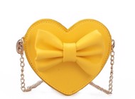 Hjerte taske, gul 
